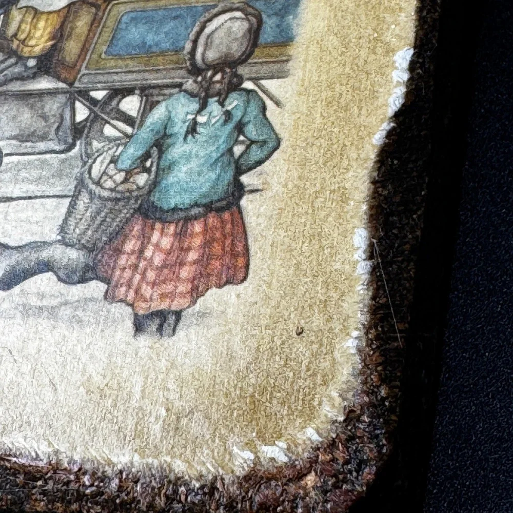 Vintage Anton Pieck Decoupage Wall Plaques Set of 2 Victorian Scenes 1966 D.A.C.